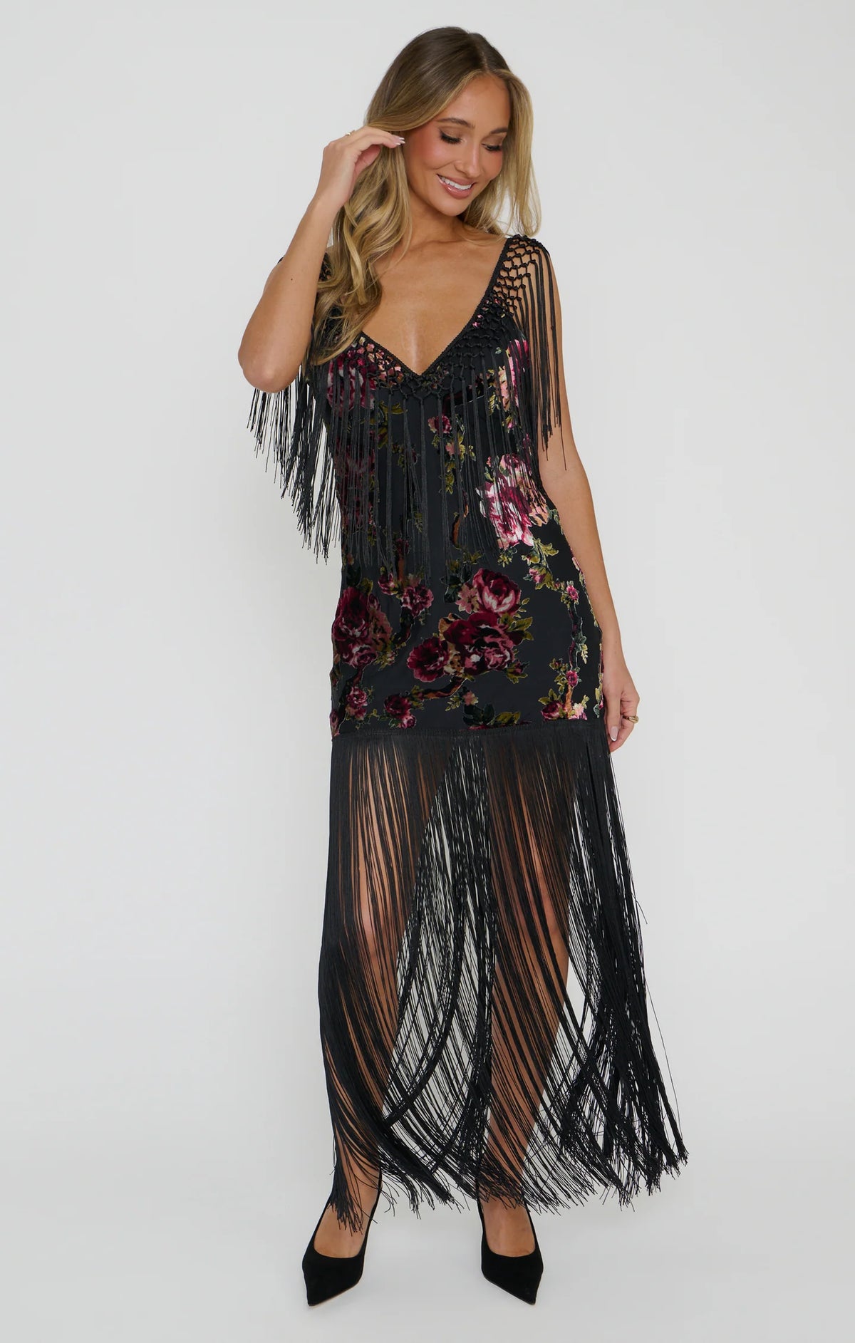 Natasha Fringe Dress