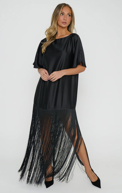 Mary Kate Fringe Dress