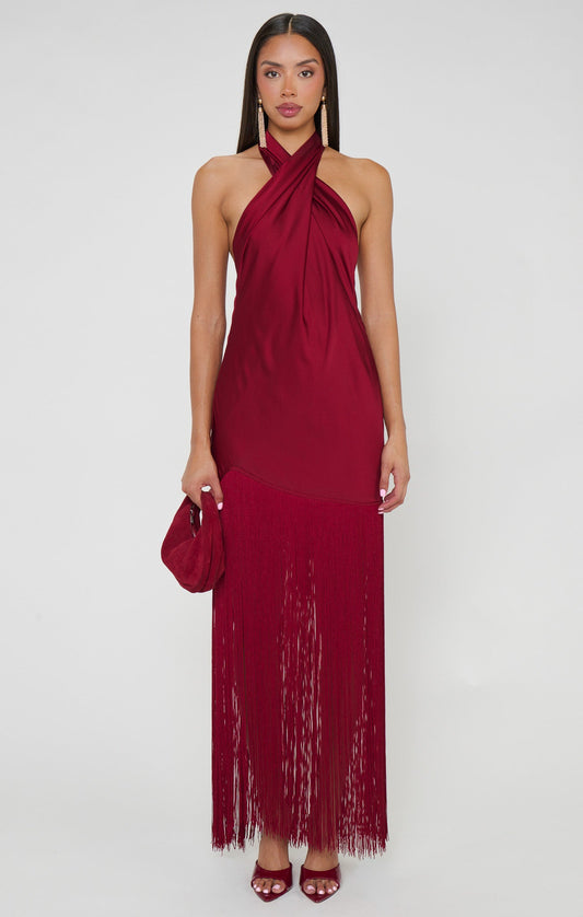 Jasmine Fringe Maxi Dress
