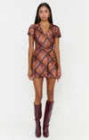 Whitney Wrap Mini Dress