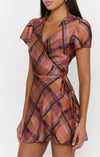 Whitney Wrap Mini Dress