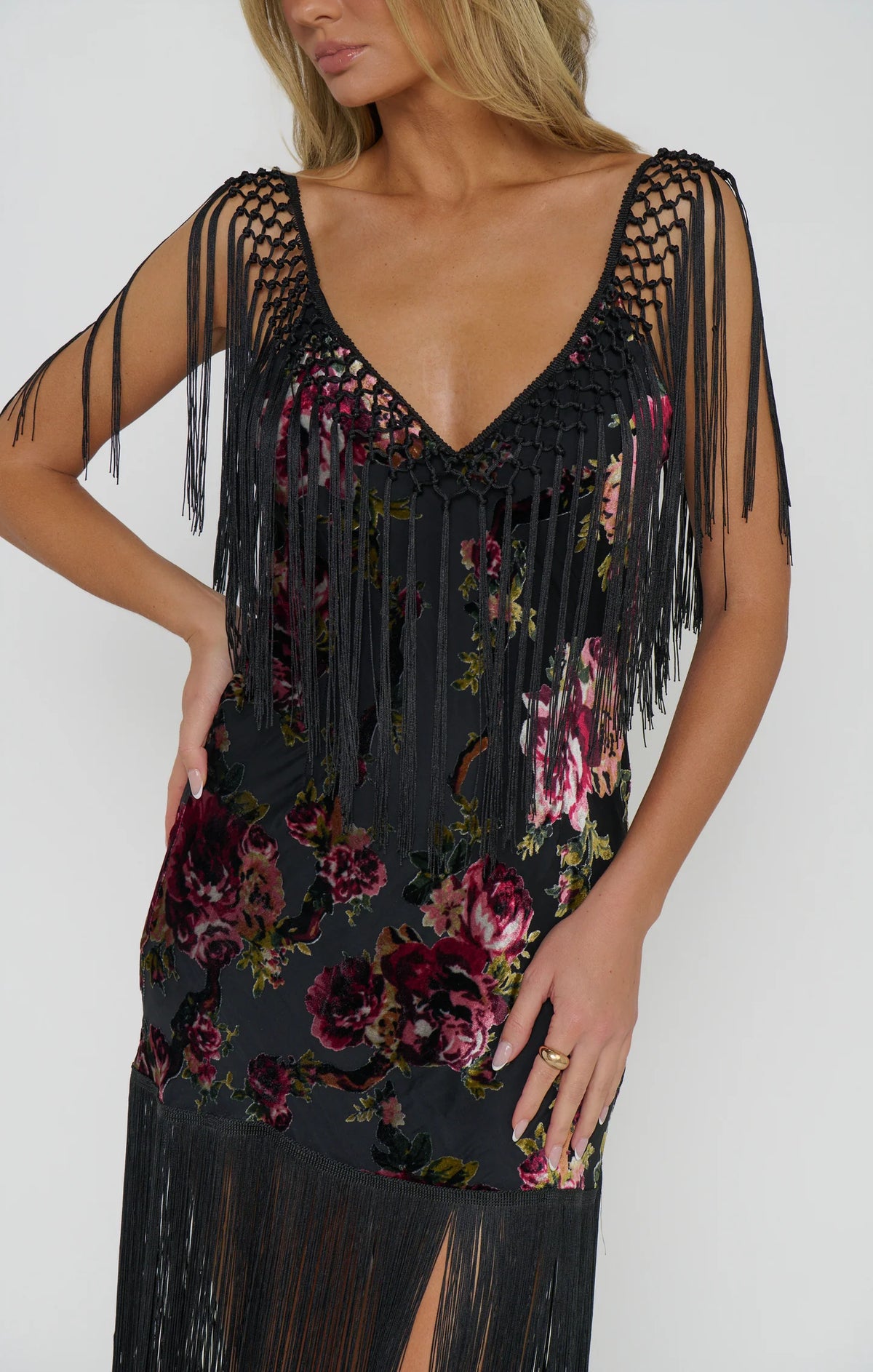 Natasha Fringe Dress