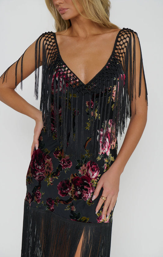 Natasha Fringe Dress